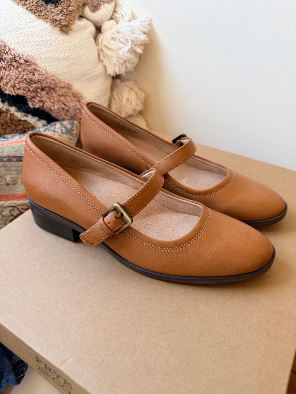 NWOT/Brand New Naturalizer SOUL Ramona Leather Block Heel Mary Jane - 6.5